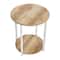 Household Essentials Jamestown 24" Round End Table